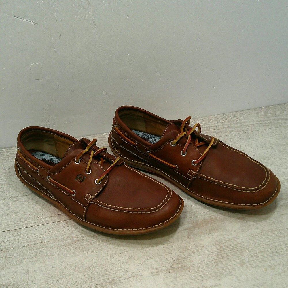 Born Ways Mens Leather Hand crafted Boat shoes Size 10 W | Wide - Picture 8 of 12